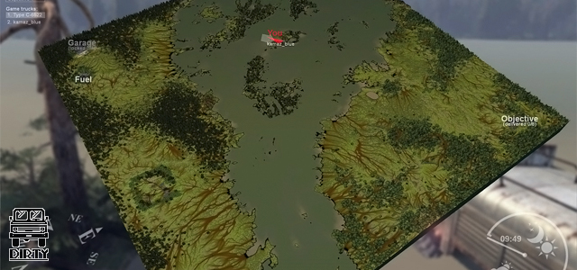 Карта «Наводнение» в Spintires
